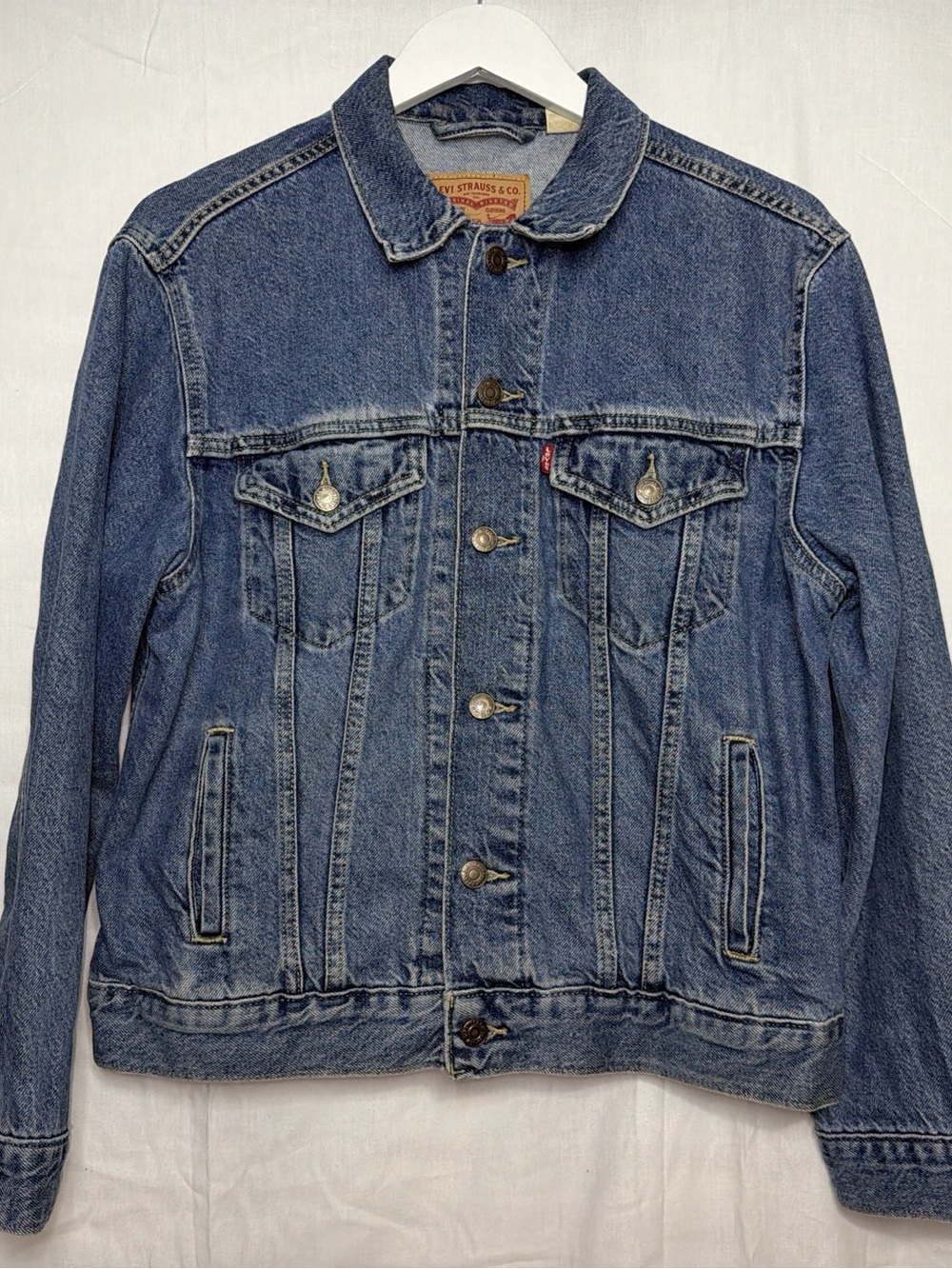 Levi's Blue Classic Denim Trucker Jacket